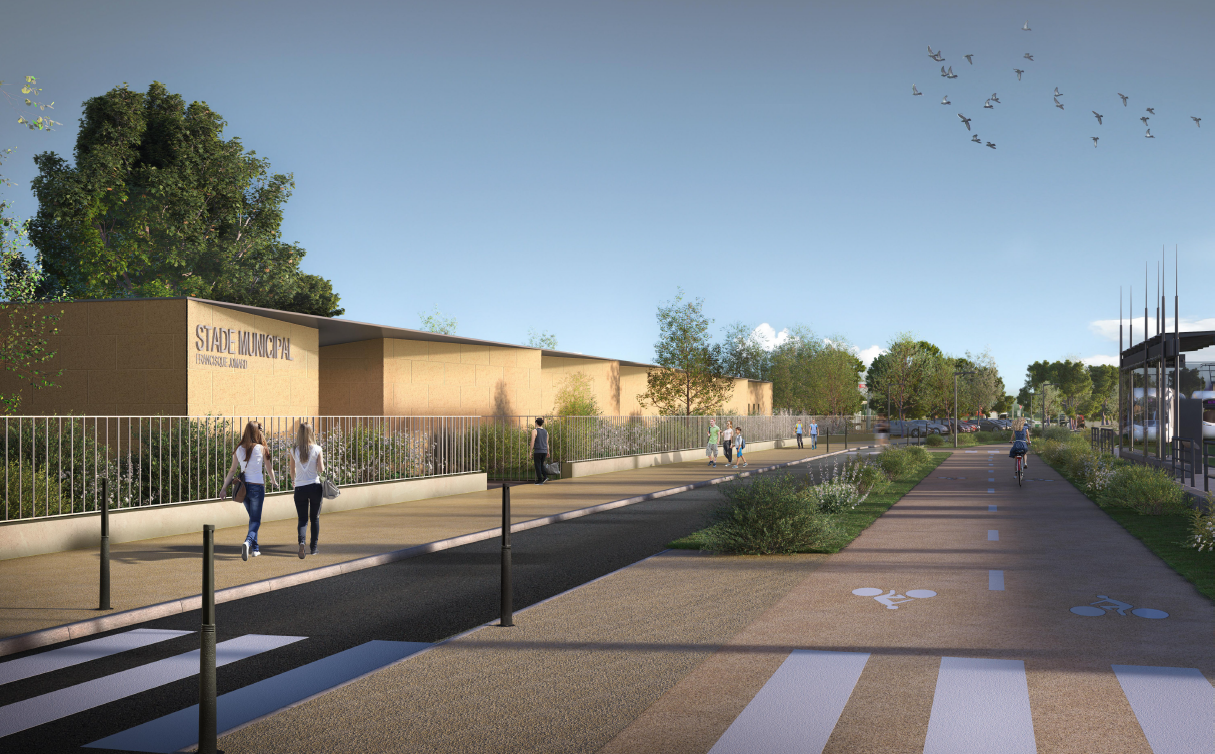Reconstruction des vestiaires et club house du stade Jomard