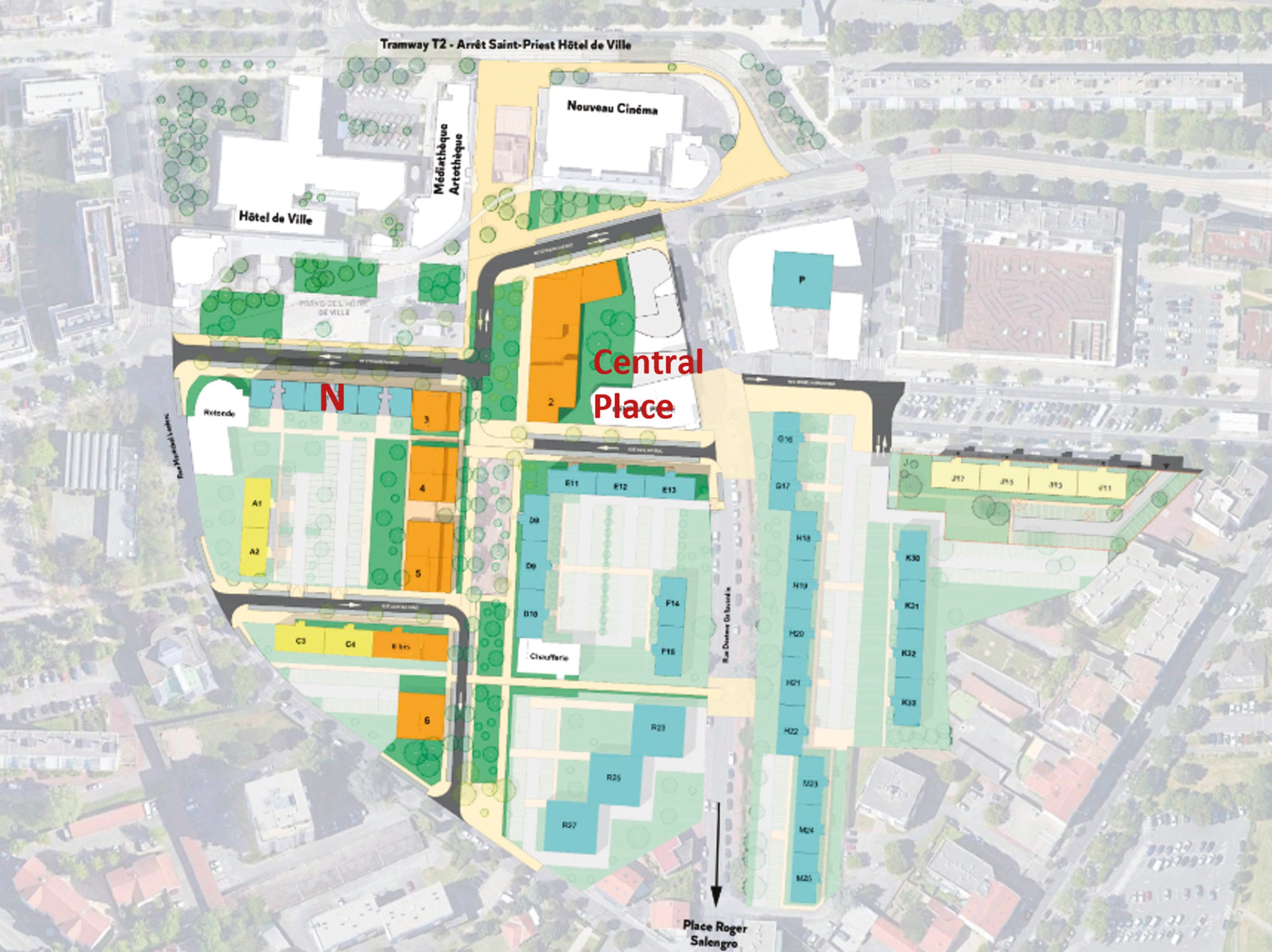 Rez-de-chaussée commerciaux Bellevue Centre-ville