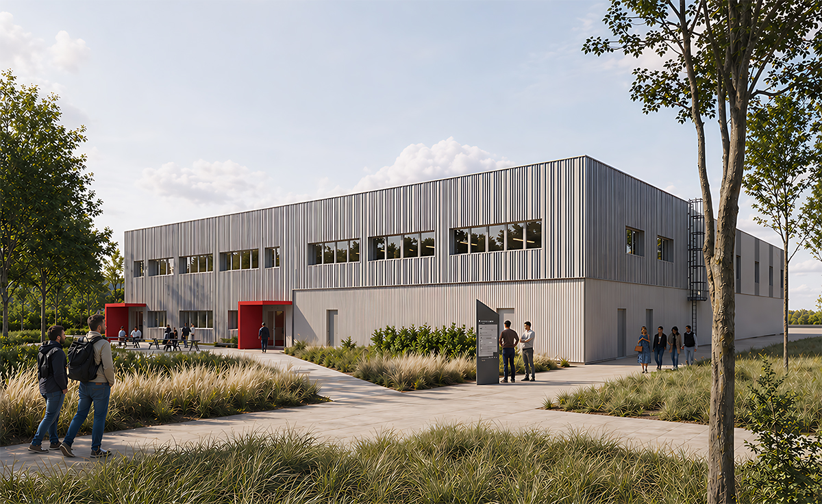 Lot 3 (bâtiment tertiaire) et lot 4 (halle d’activités)