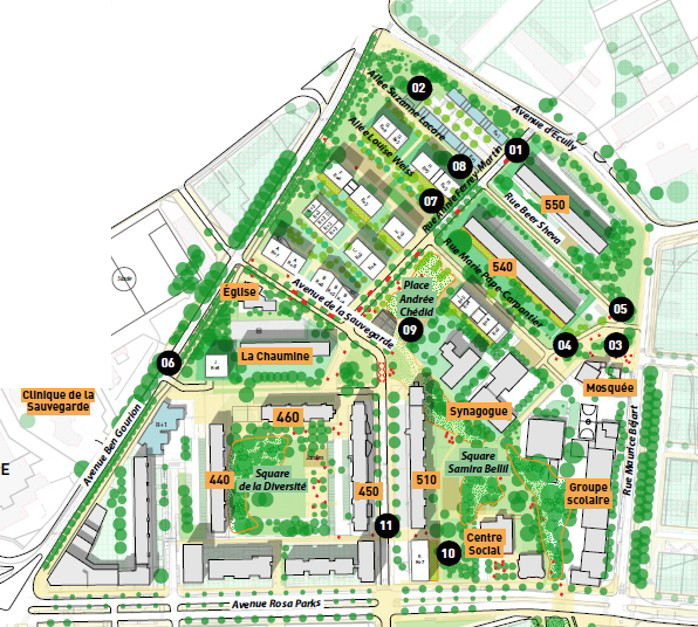 Sauvegarde - Espaces publics plan